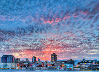 Spangled Sunset - Roanoke By Terry Aldhizer